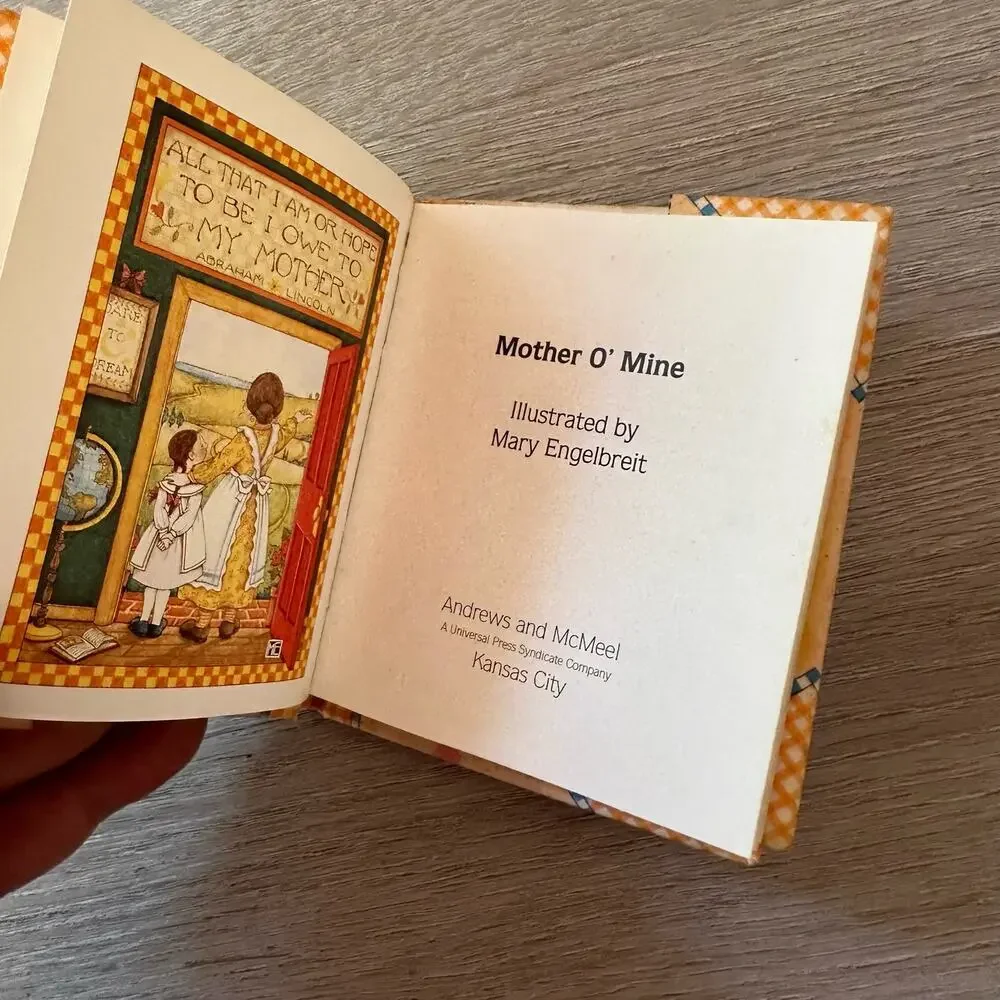 Vintage Mother O' Mine Tiny Mini Book Mary Engelbreit Mother's Day Gift
